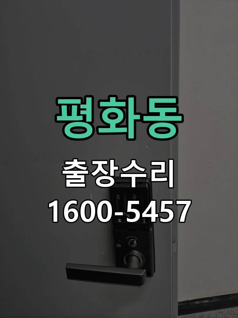 평화동 잠금장치 동작 확인