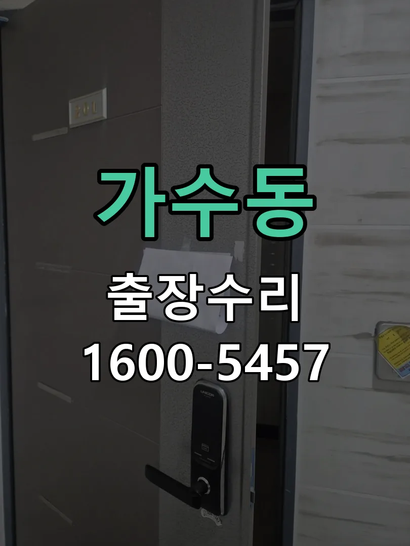 가수동 도어락 열쇠 출장 수리