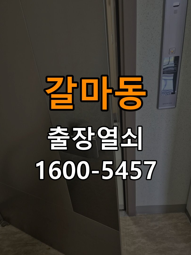 갈마동열쇠 다세대주택 현관문 고무패킹 교체 후 잠금 불량 점검 참고 사진 1