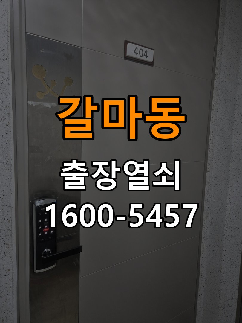 갈마동열쇠 다세대주택 현관문 고무패킹 교체 후 잠금 불량 점검 참고 사진 3