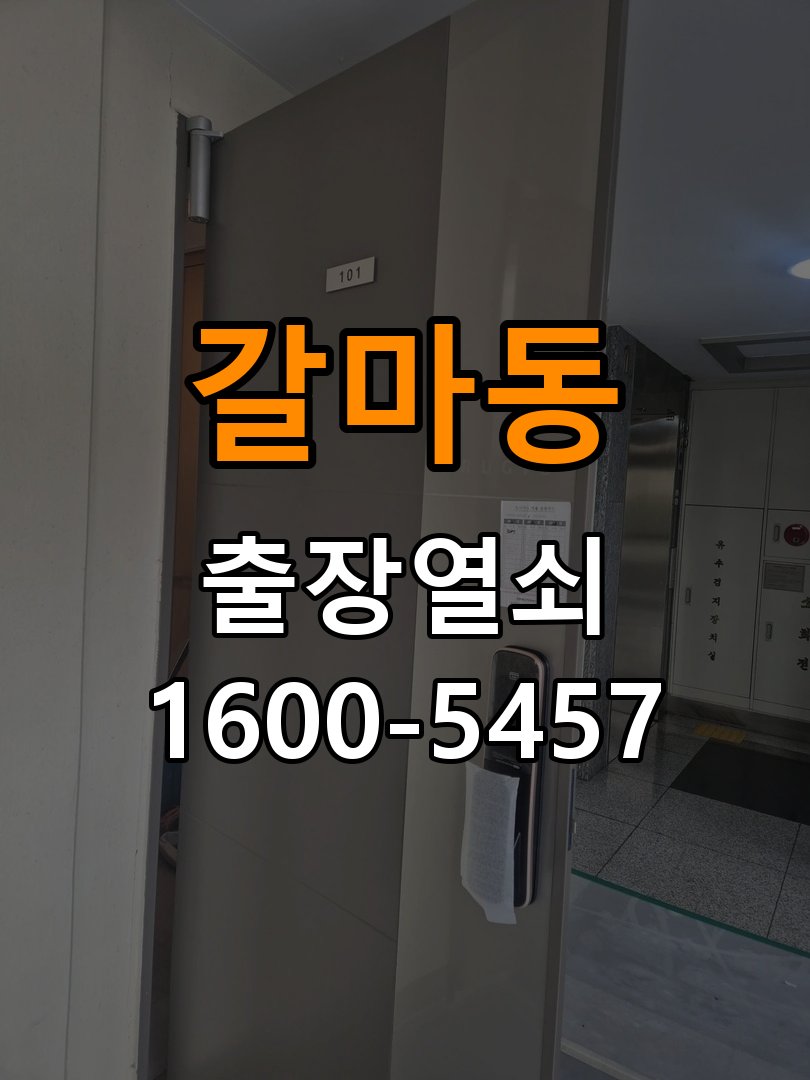 갈마동열쇠 다세대주택 현관문 고무패킹 교체 후 잠금 불량 점검 참고 사진 4