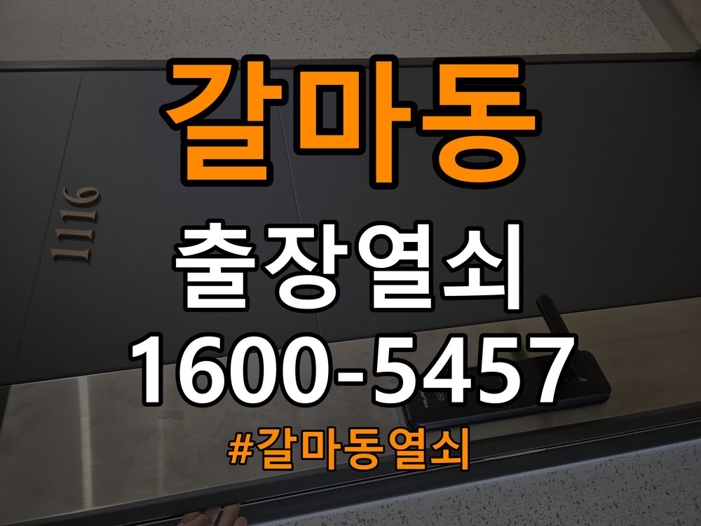 갈마동열쇠 오피스텔 도어락 나사 풀림 고정 불량 점검 참고 사진 4