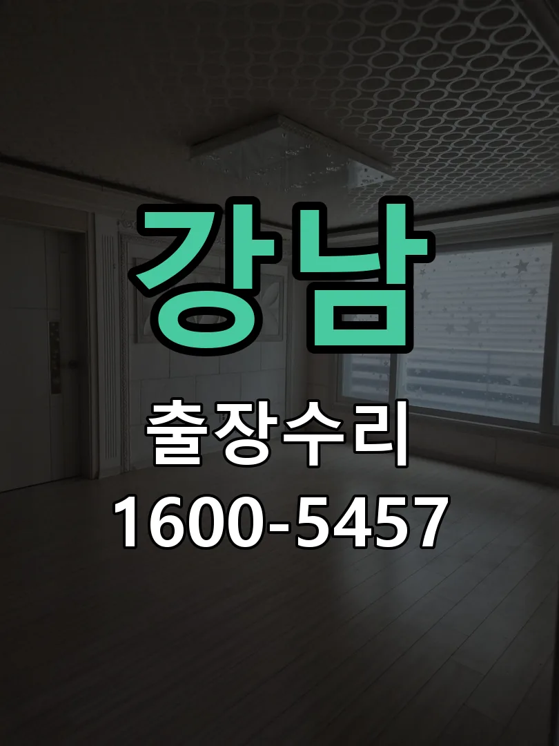 강남 본체 분리 및 내부 점검