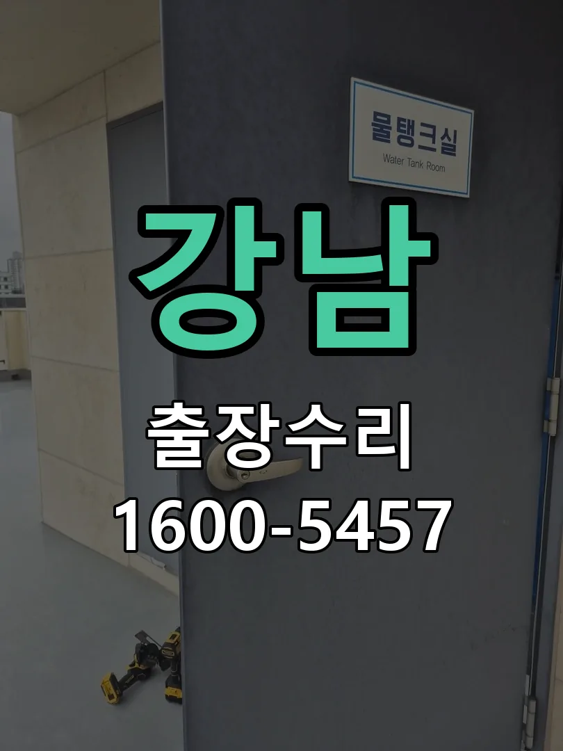 강남 잠금장치 동작 확인