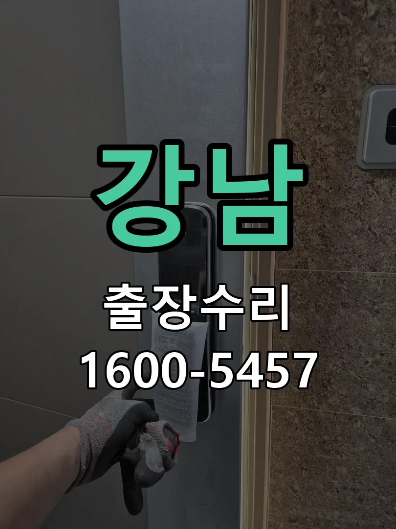 강남 잠금장치 동작 확인