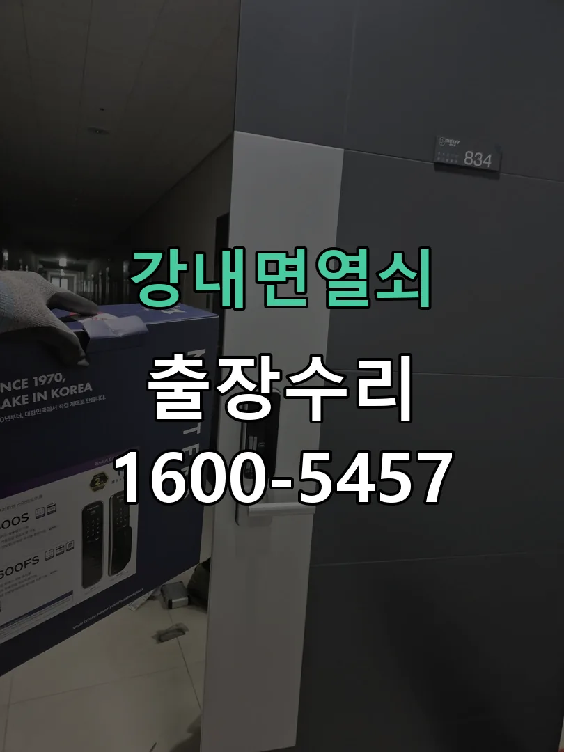 경기 도어락 열쇠 출장 수리