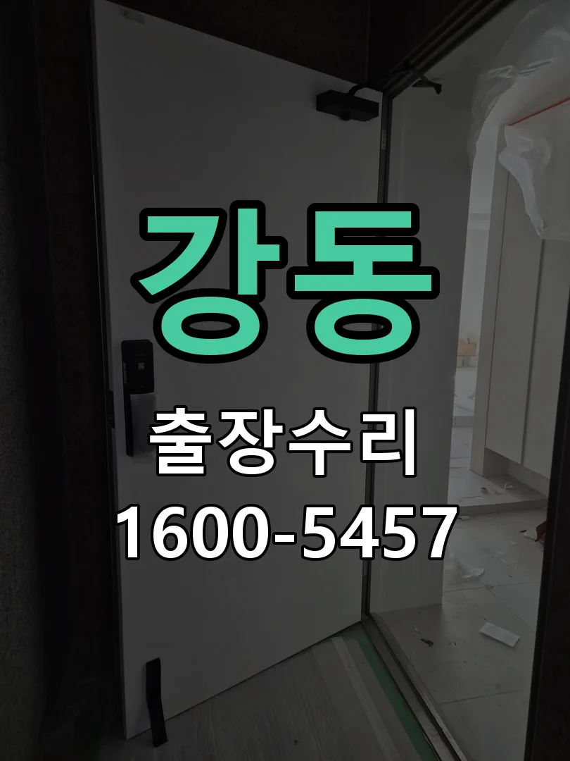 강동 잠금장치 동작 확인