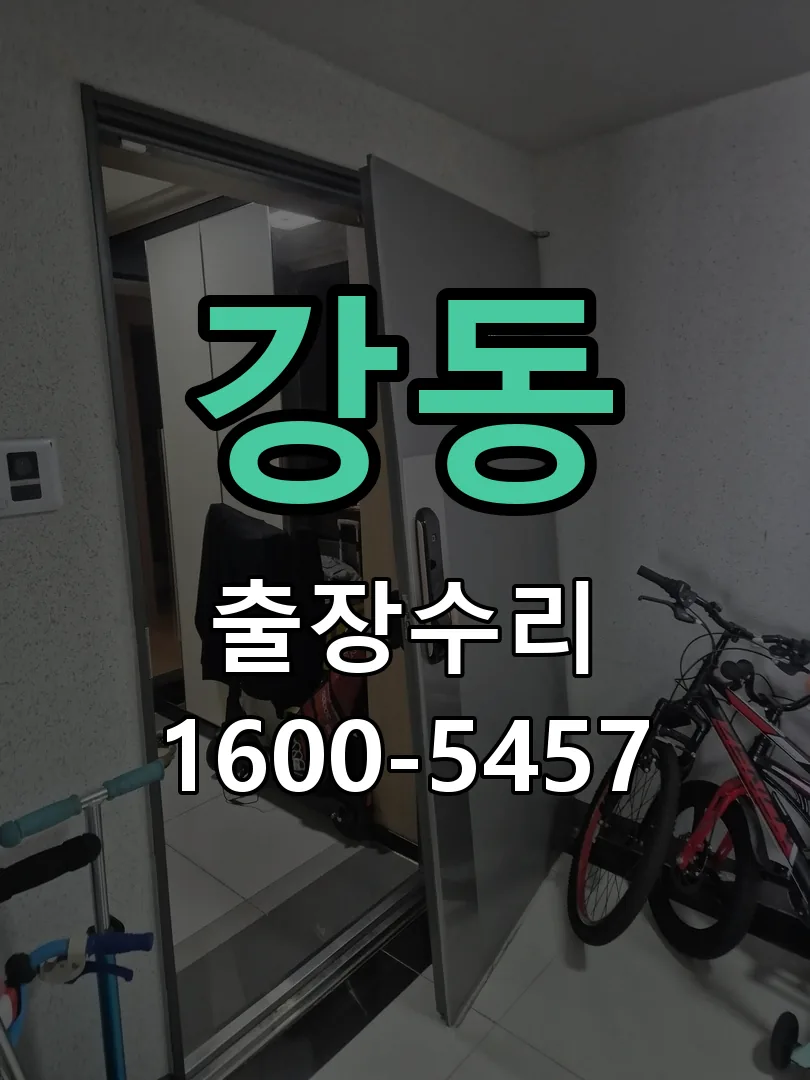 강동 잠금장치 동작 확인