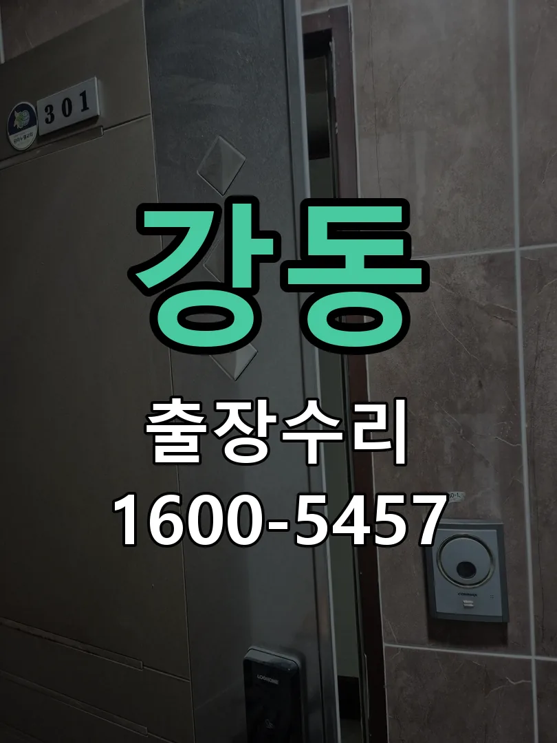 강동 도어락 열쇠 출장 수리