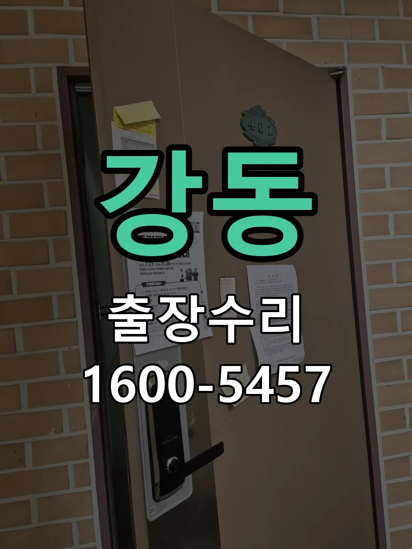 강동 잠금장치 동작 확인