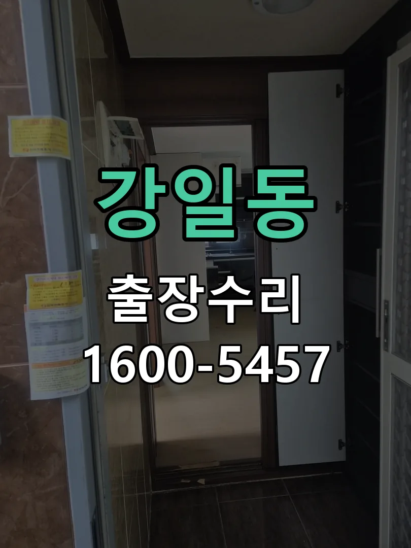 강일동 잠금장치 동작 확인