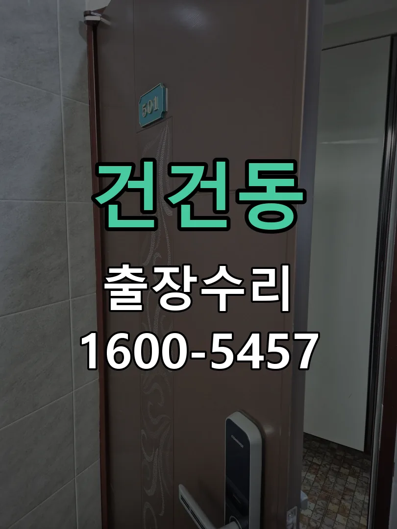 건건동 잠금장치 동작 확인