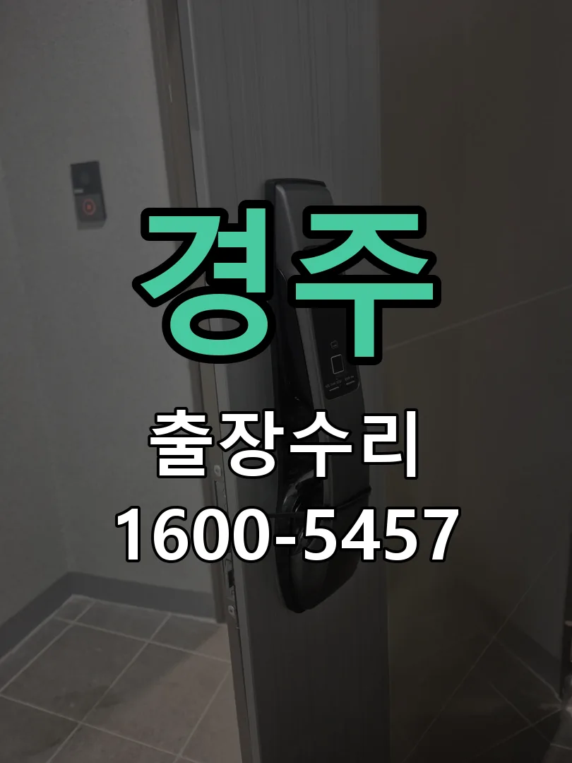 경기 도어락 열쇠 출장 수리