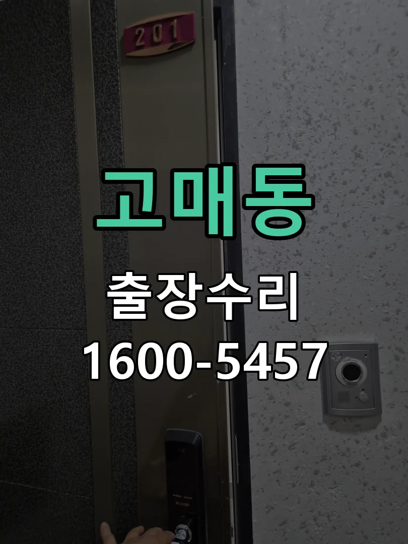 고매동 현장 도착 후 상태 확인
