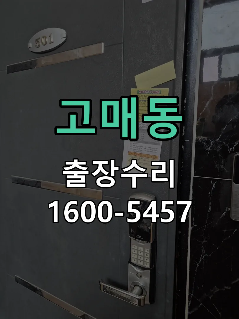 고매동 현장 도착 후 상태 확인