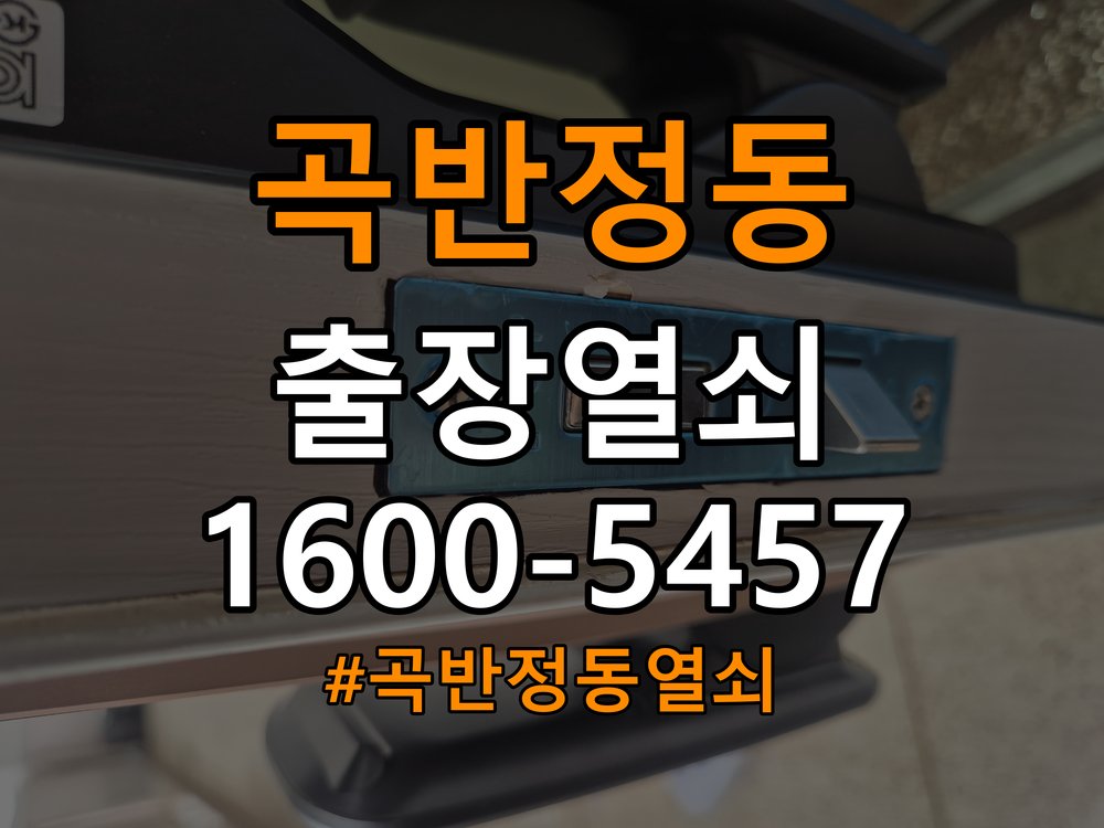 곡반정동 상가 화장실문 안에서 잠김 손잡이 교체 출장 - 반복 고장 예방 관리 작업 완료 후 정상 작동 확인