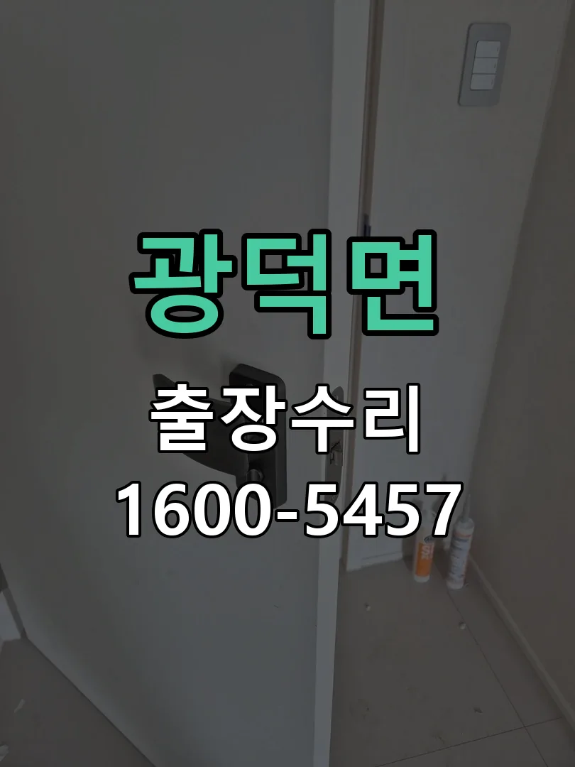 경기 도어락 열쇠 출장 수리