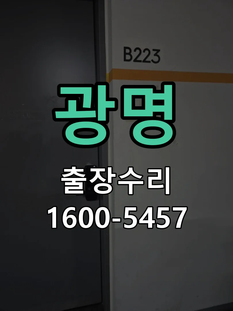 광명 본체 분리 및 내부 점검