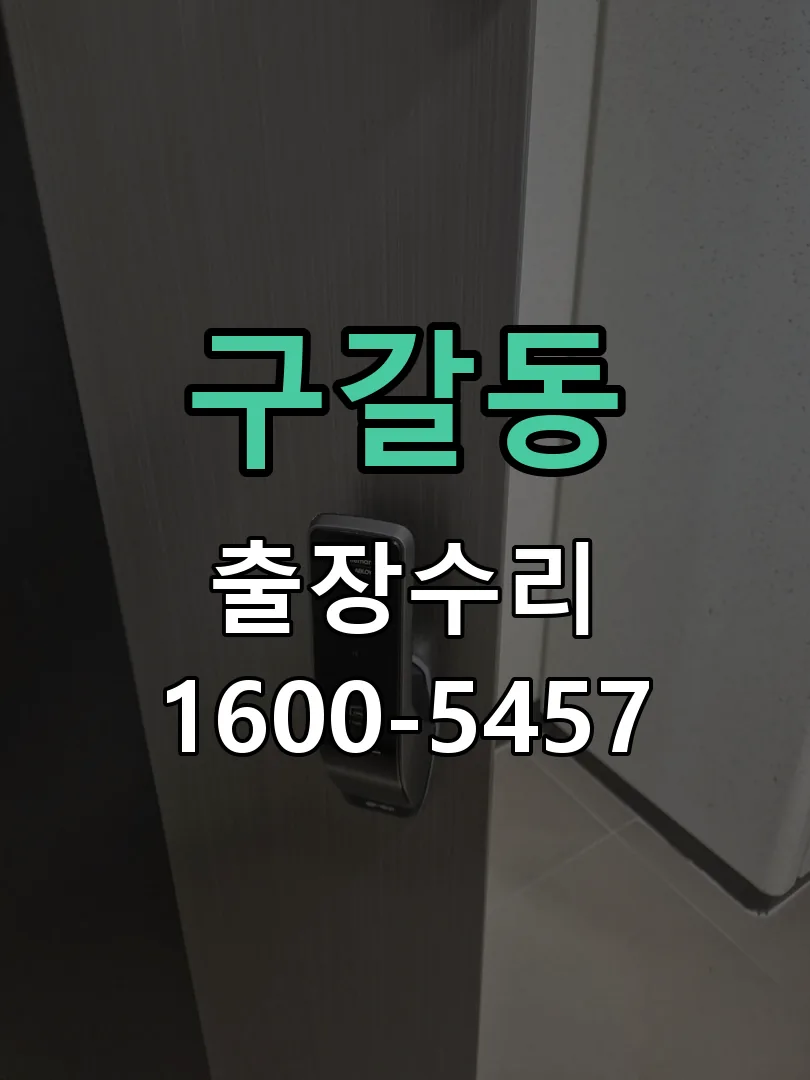 구갈동 현장 도착 후 상태 확인