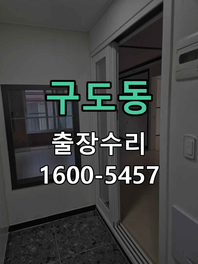 구도동 잠금장치 동작 확인