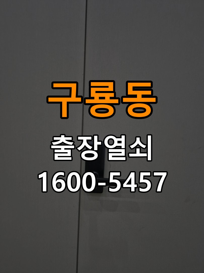 구룡동 상가 셔터키 자물쇠 고장 출장 수리 상가 롤러셔터 바닥 자물쇠에 키가 헛돌고 열리지 않음 현장 출장