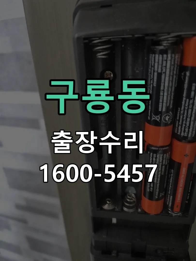 구룡동 잠금장치 동작 확인