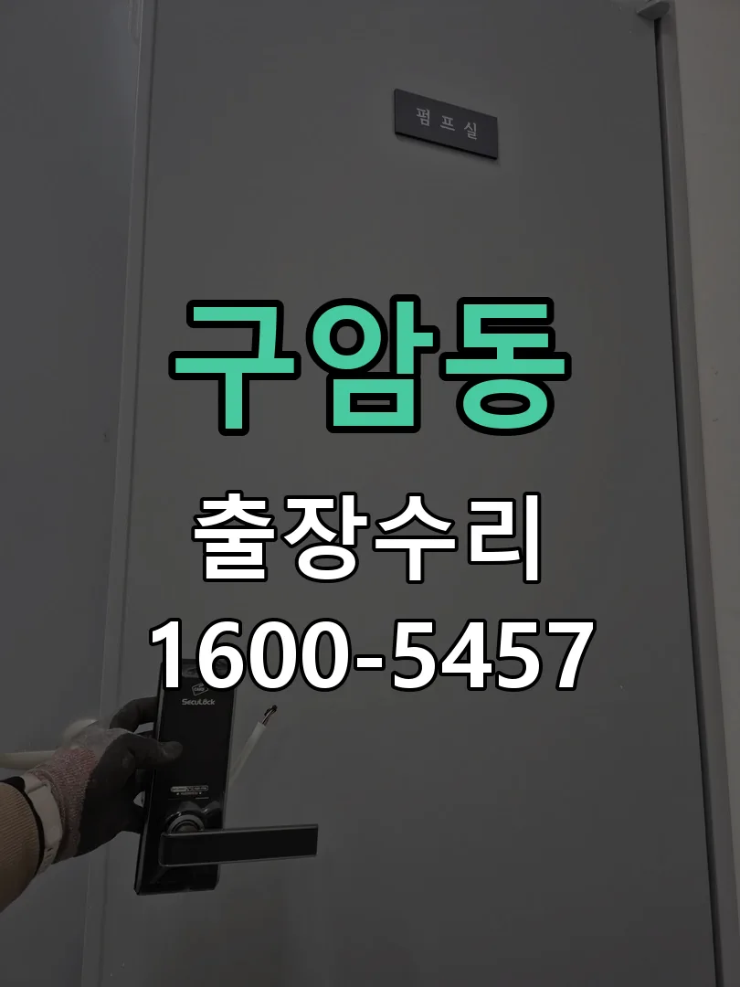 구암동 도어락 열쇠 출장 수리