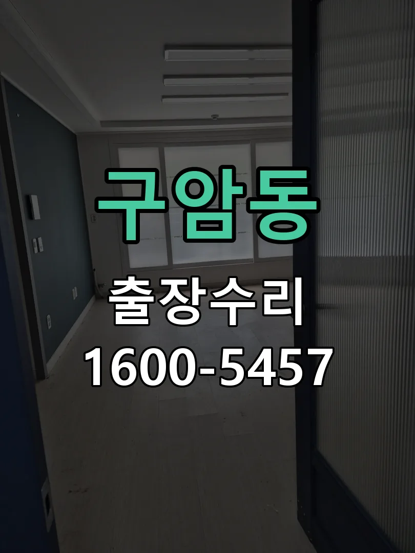 구암동 잠금장치 동작 확인