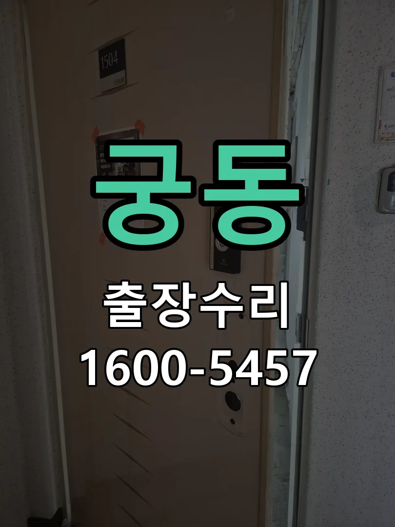 궁동 현장 도착 후 상태 확인