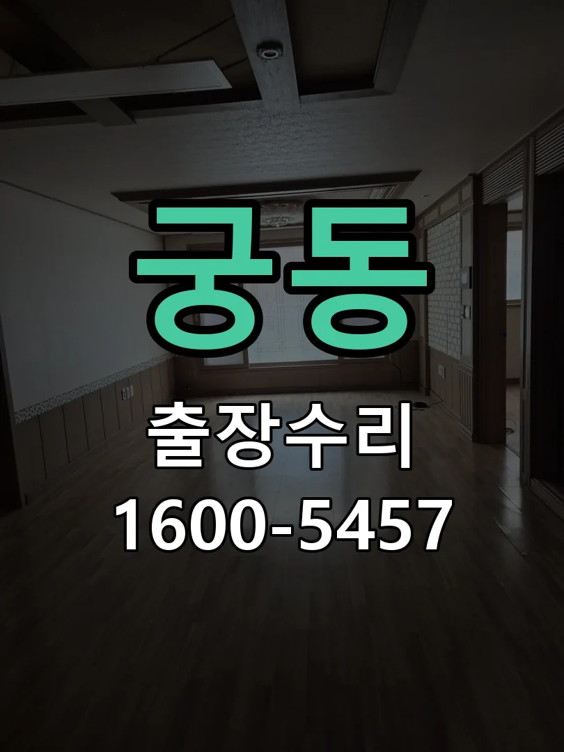 궁동 본체 분리 및 내부 점검