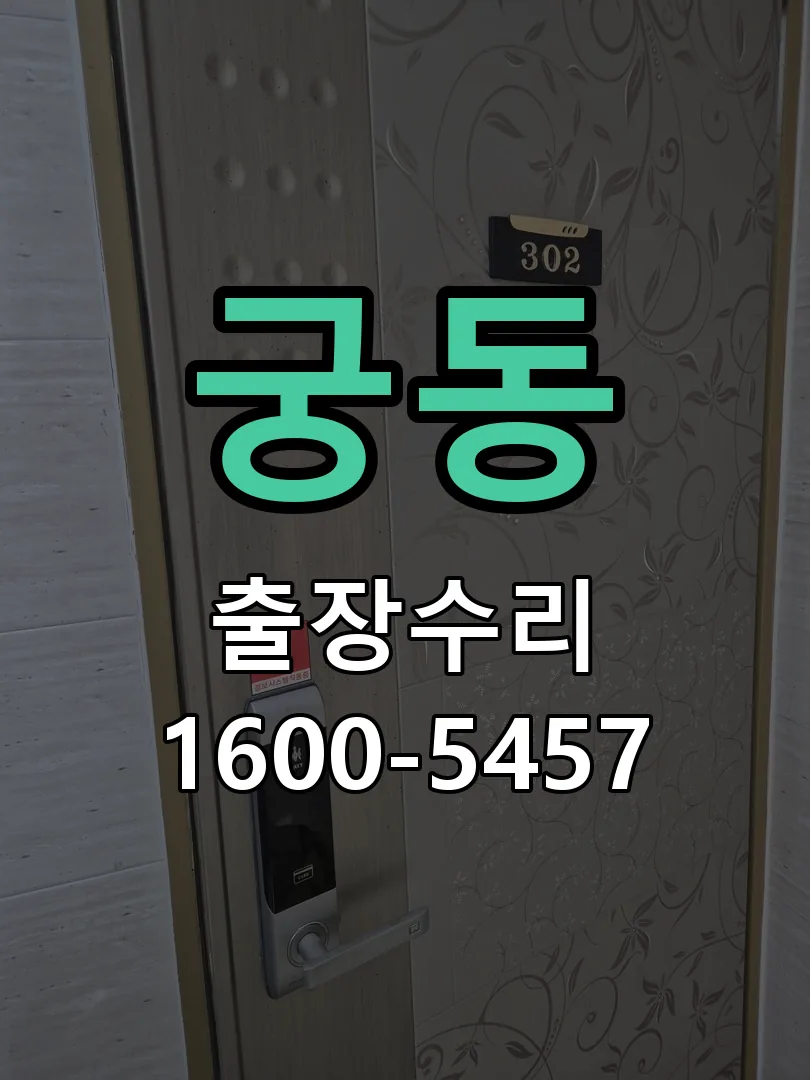 궁동 잠금장치 동작 확인