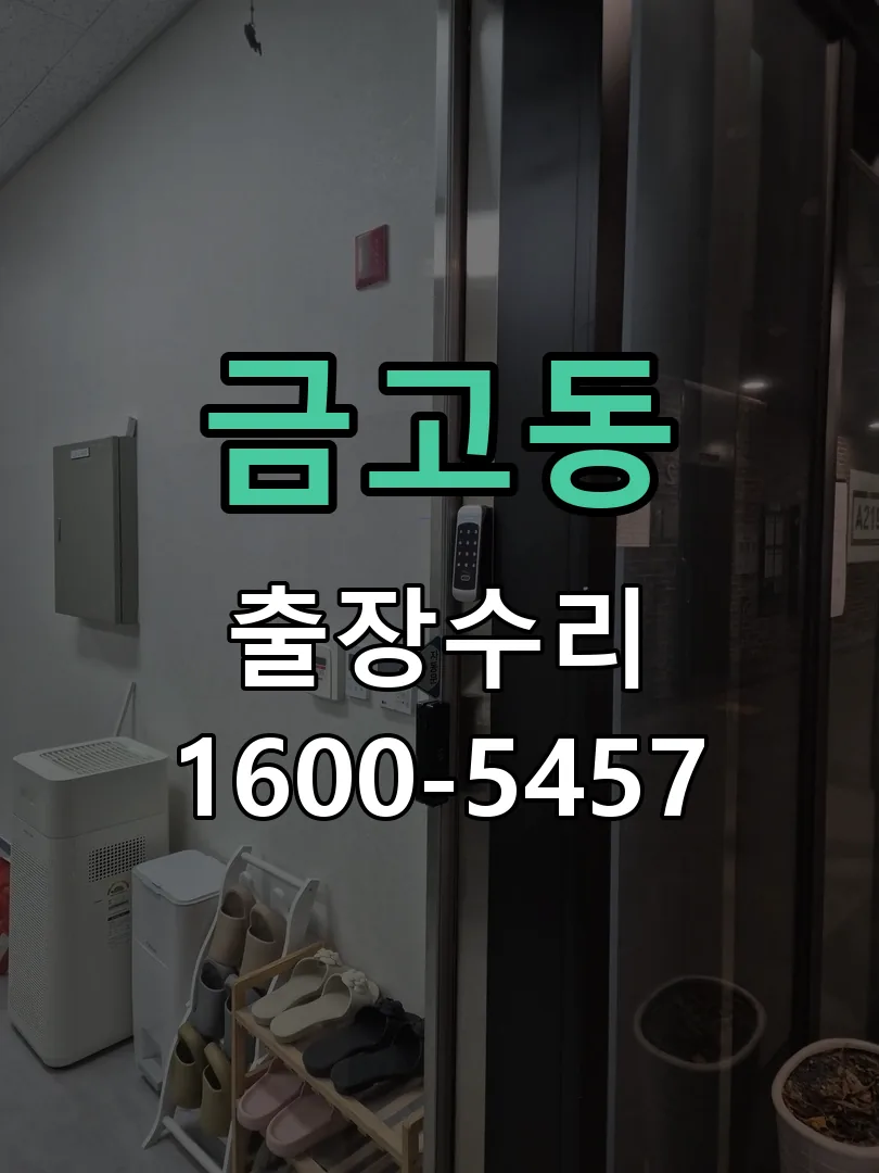 금고동 도어락 열쇠 출장 수리