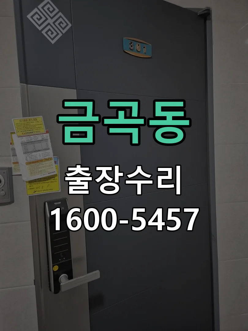 금곡동 현장 도착 후 상태 확인
