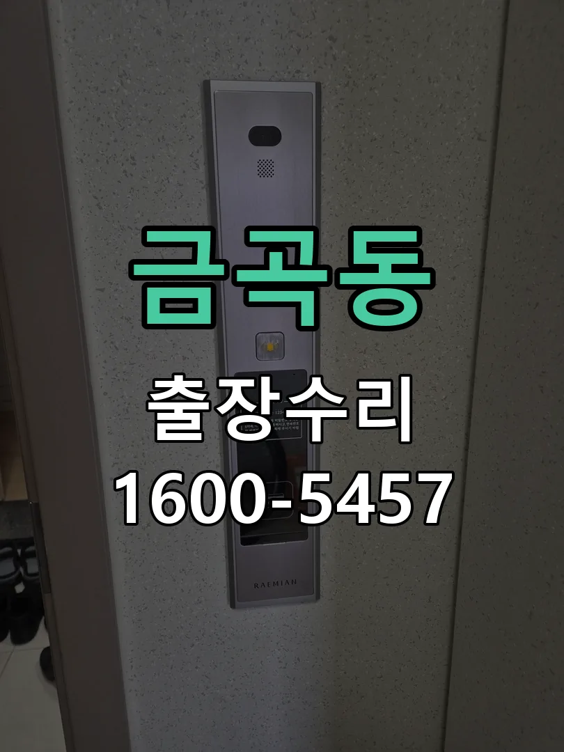 금곡동 작업 완료 후 정상 작동 확인