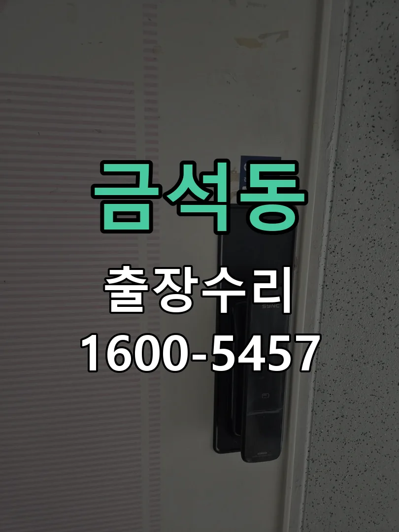 금석동 잠금장치 동작 확인