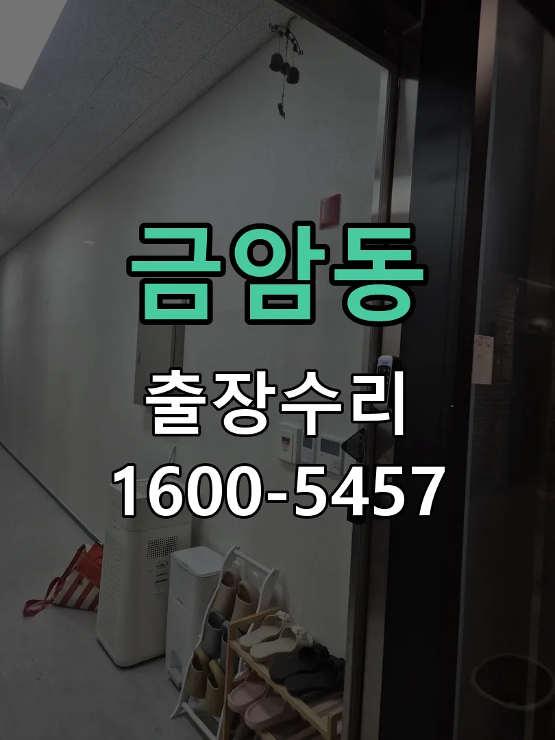 금암동 교체 작업 진행