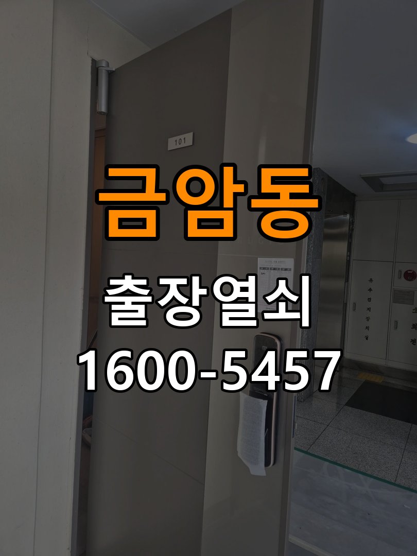 금암동열쇠 임대주택 도어락 손잡이 흔들릴 때 해결방법 참고 사진 1