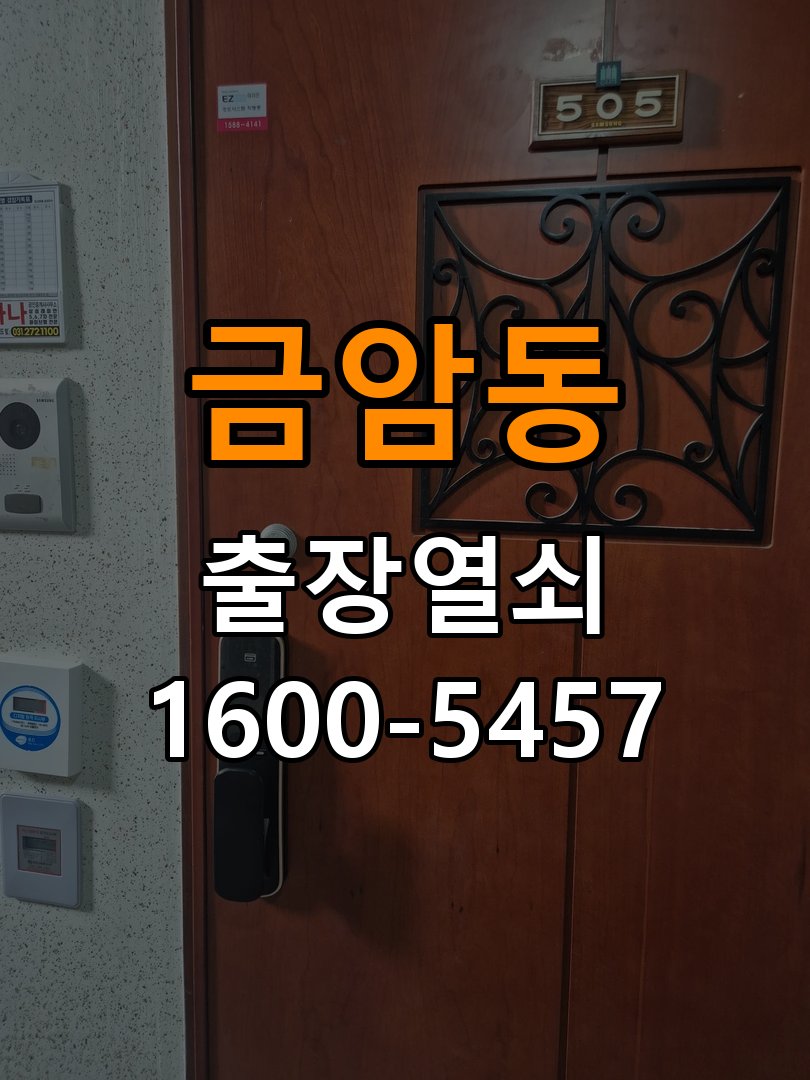 금암동열쇠 임대주택 도어락 손잡이 흔들릴 때 해결방법 참고 사진 4