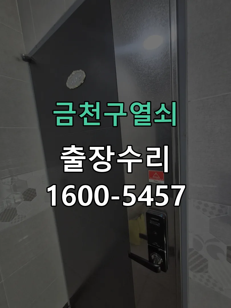경기 도어락 열쇠 출장 수리