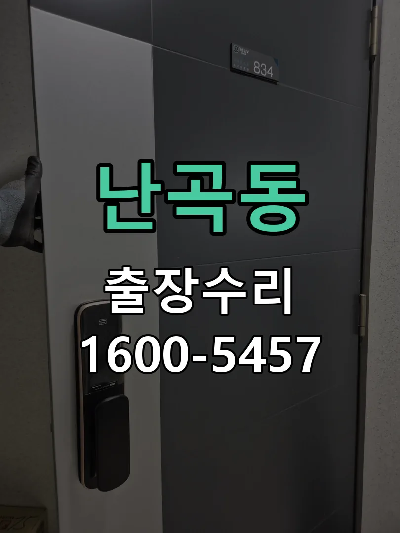 난곡동 잠금장치 동작 확인
