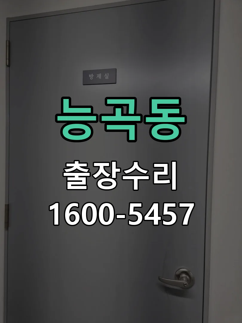 능곡동 도어락 열쇠 출장 수리