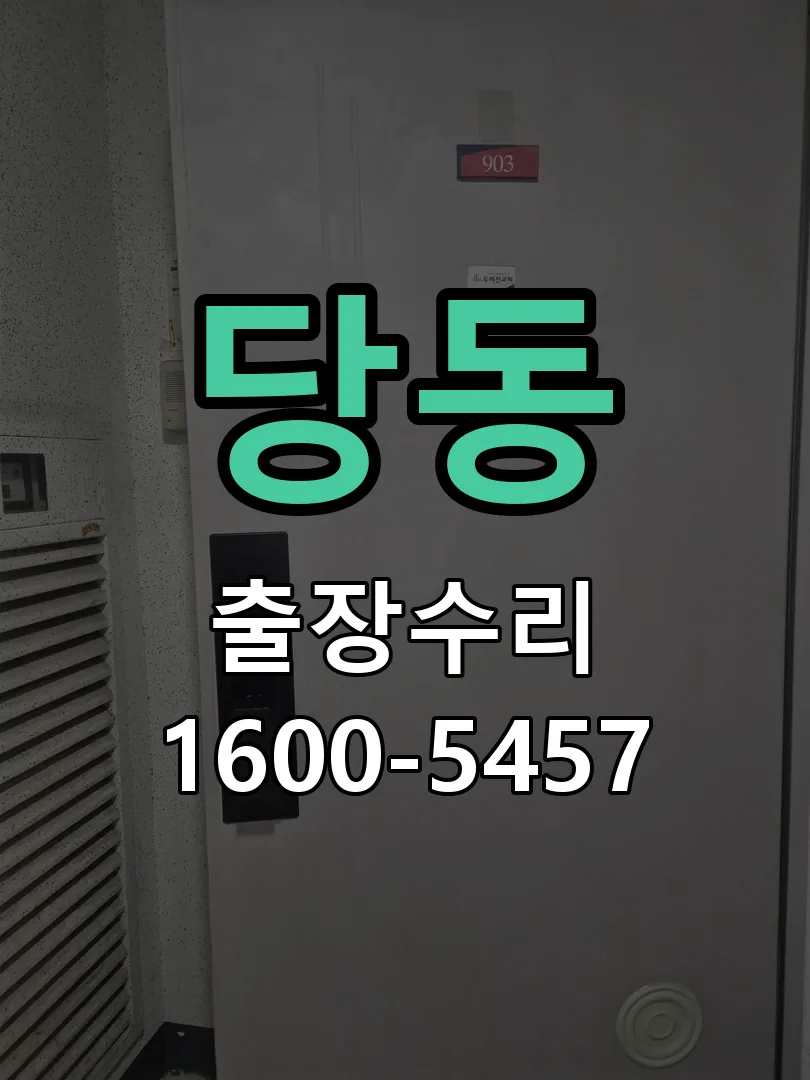 당동 본체 분리 및 내부 점검