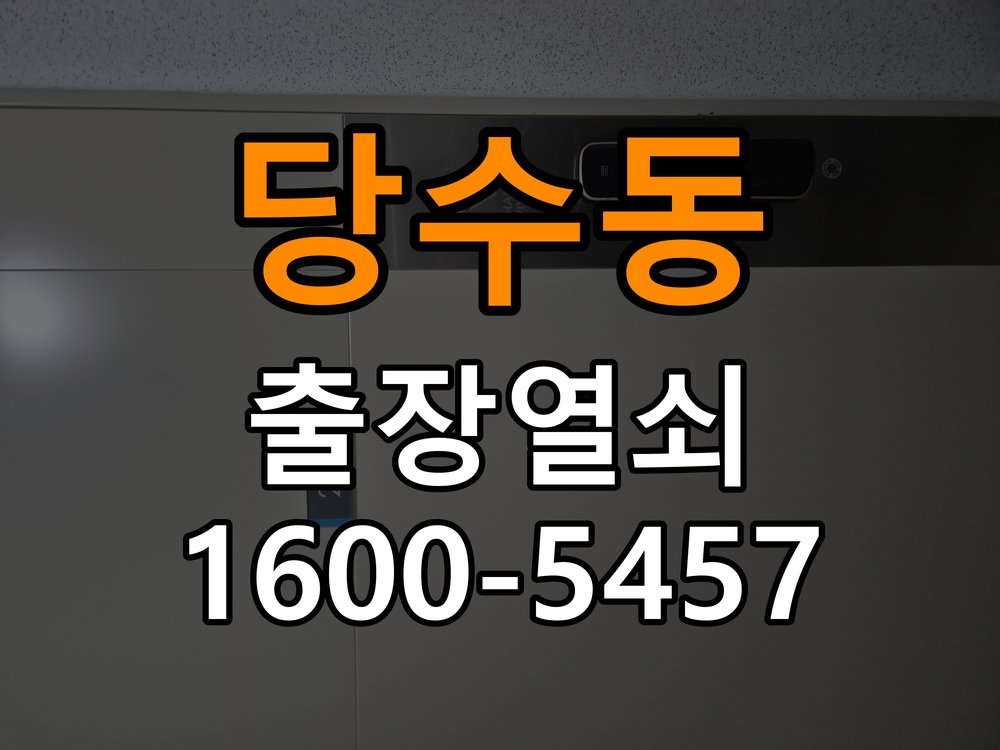 당수동열쇠 임대주택 화장실문 손잡이 고장 개문 해결 참고 사진 3