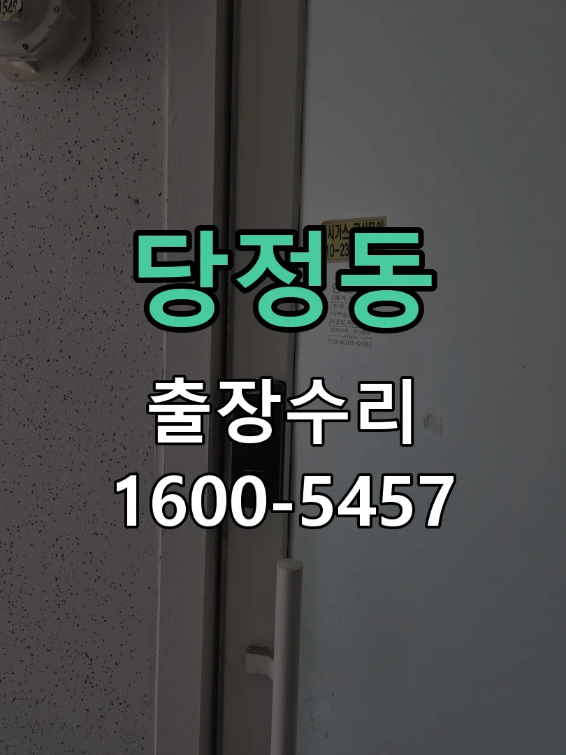 당정동 도어락 열쇠 출장 수리