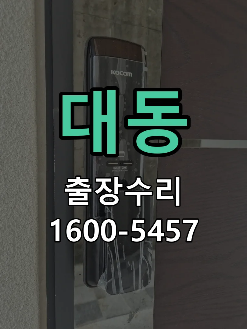 대동 도어락 열쇠 출장 수리