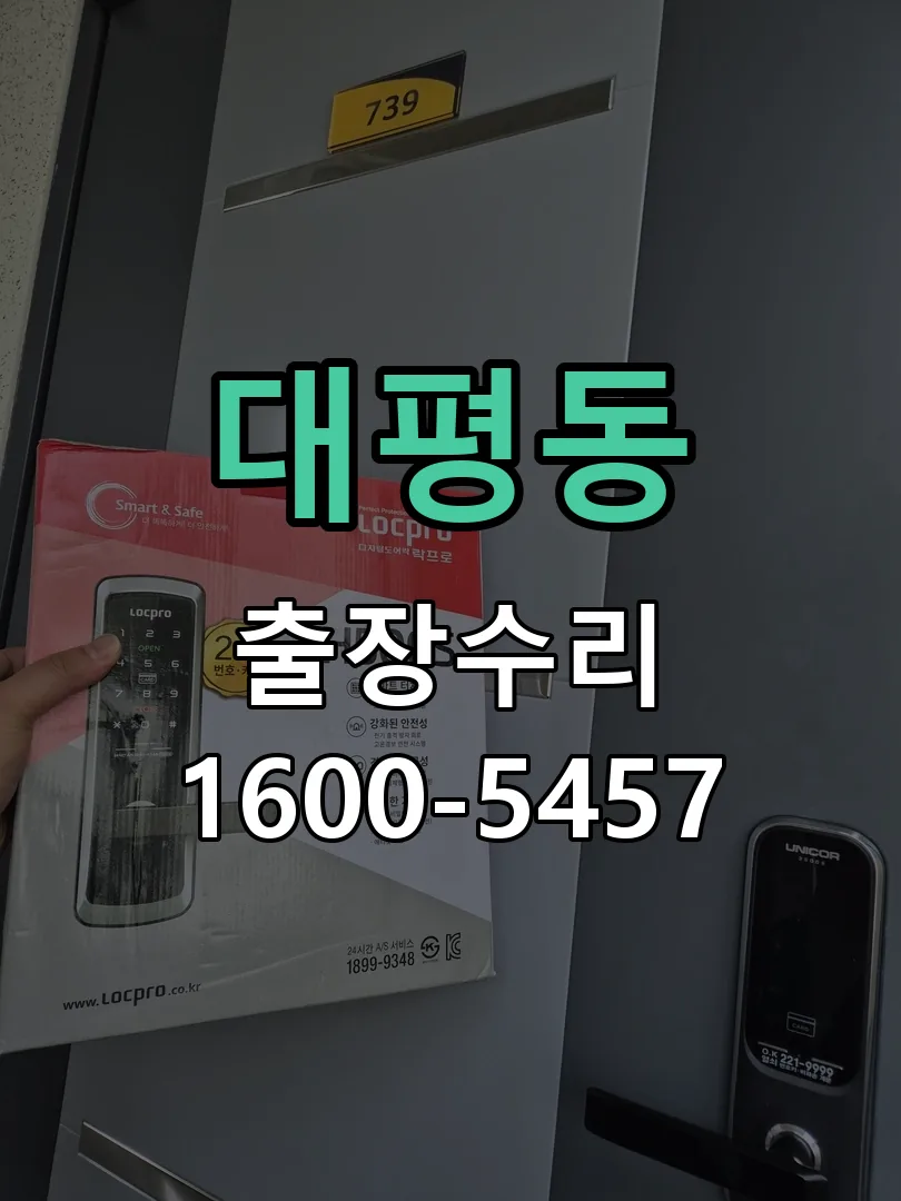 대평동 현장 도착 후 상태 확인