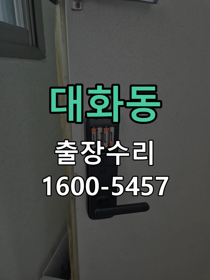 대화동 잠금장치 동작 확인