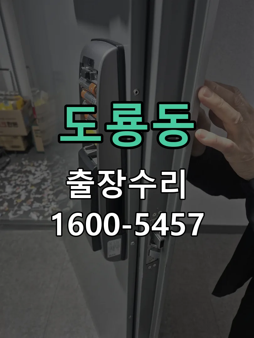 도룡동 도어락 열쇠 출장 수리