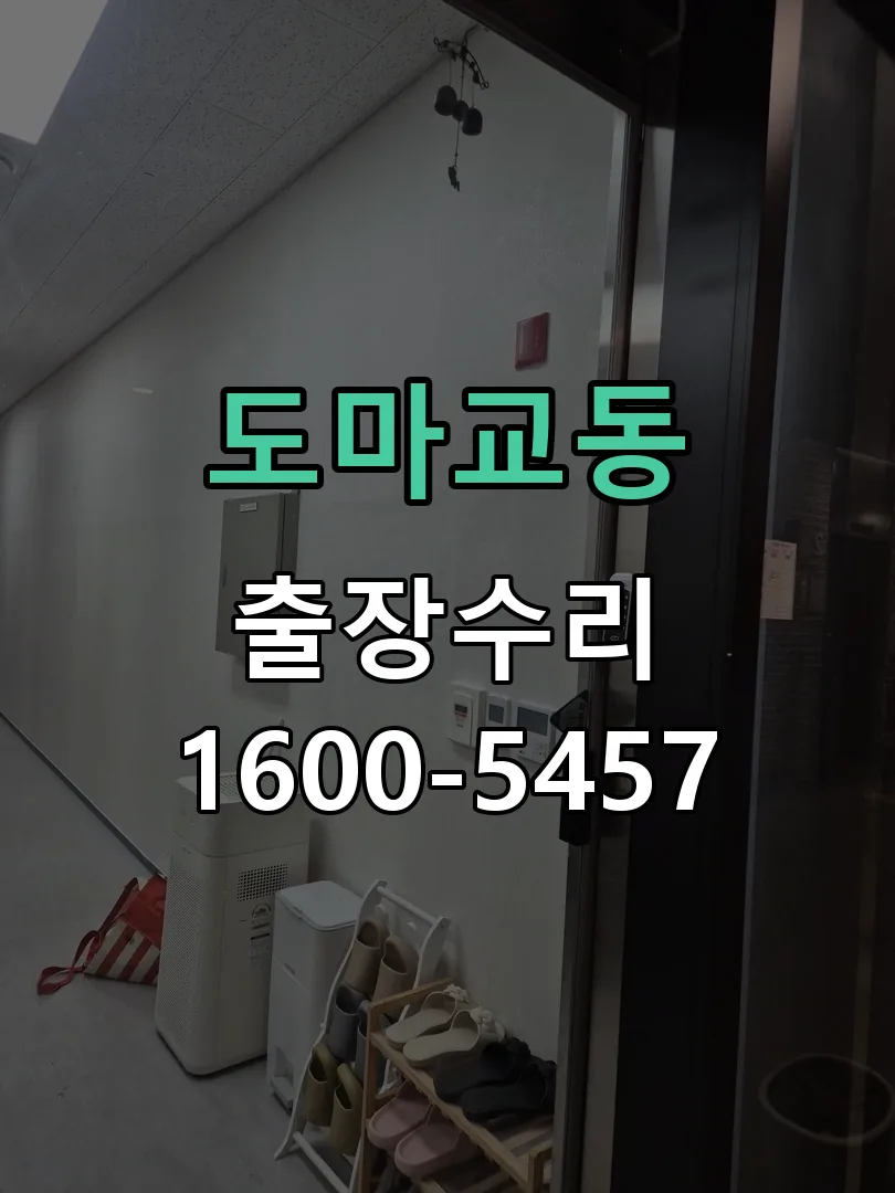 도마교동 도어락 열쇠 출장 수리