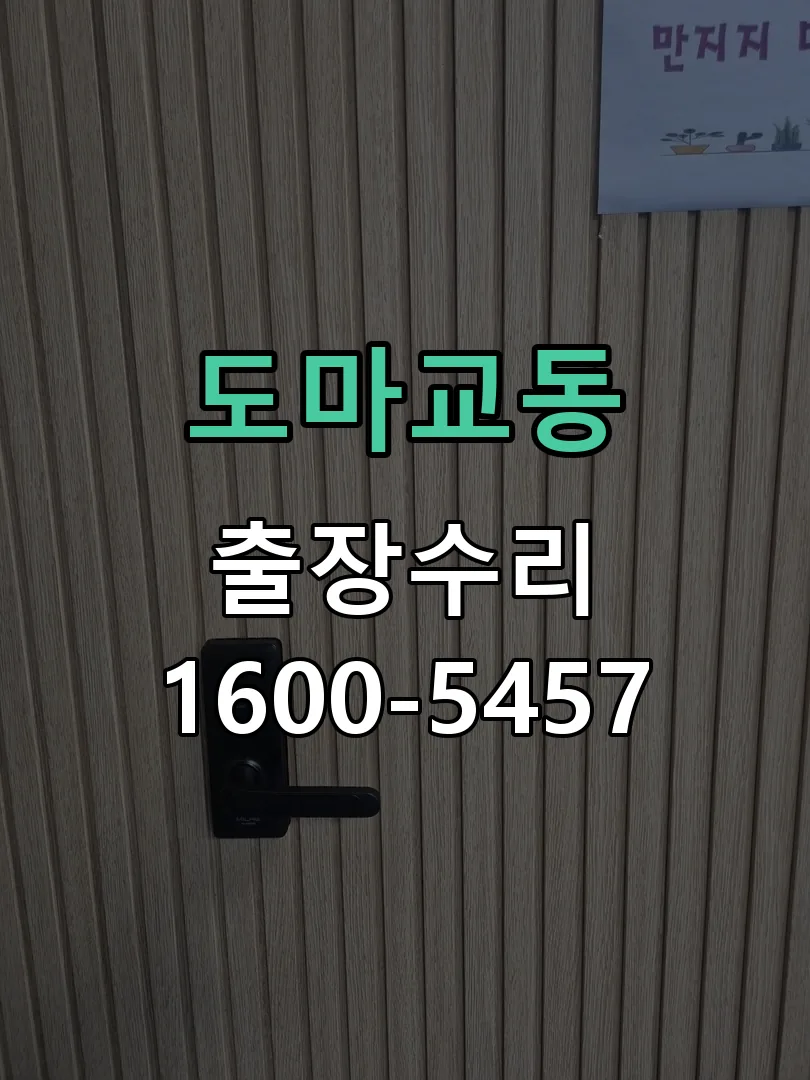 도마교동 배선·접점 정리